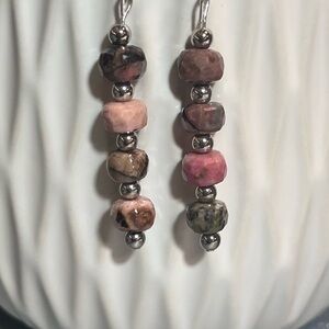 Hand Crafted Natural Stone Earrings